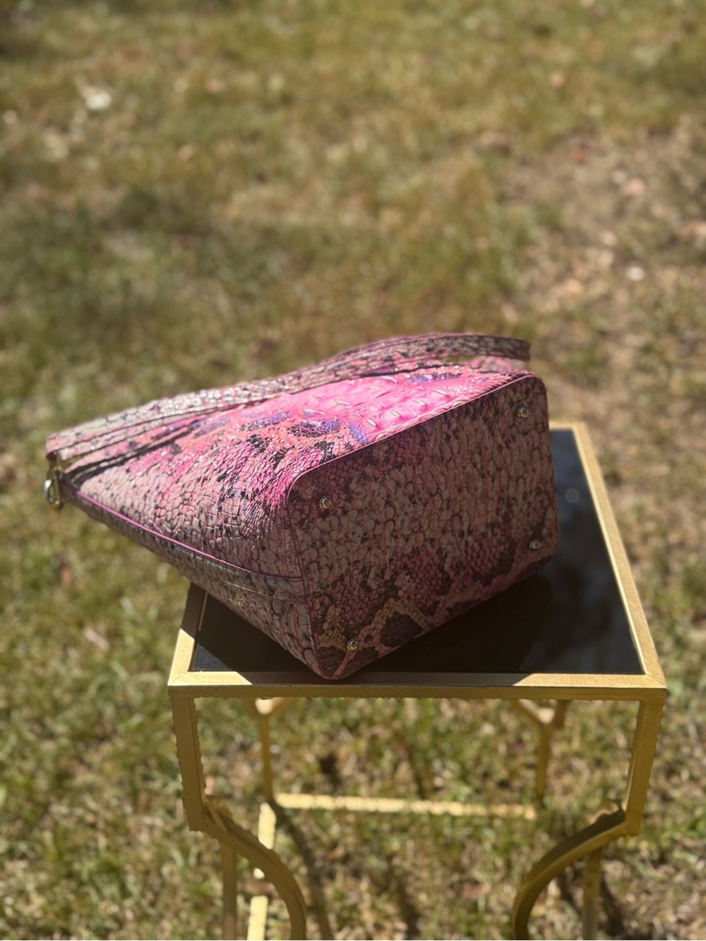 Brahmin Shira- Pink Cobra Ombré - Picture 5 of 6